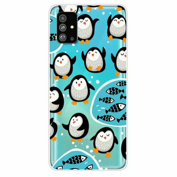 

Силиконовый (TPU) чехол Deexe Pretty Glossy для Samsung Galaxy S20 (G980) - Penguin