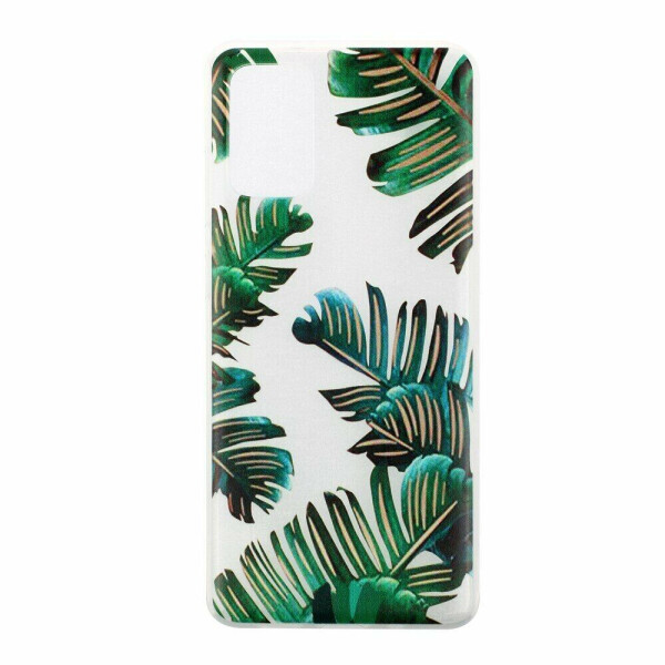 

Силиконовый (TPU) чехол Deexe Pretty Glossy для Samsung Galaxy S20 (G980) - Leaves