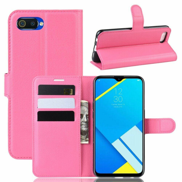 

Чехол-книжка Deexe Book Type для Realme C2 - Rose