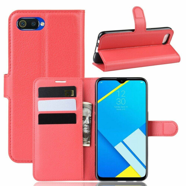 

Чехол-книжка Deexe Book Type для Realme C2 - Red