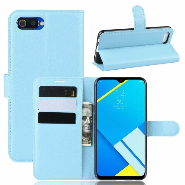 

Чехол-книжка Deexe Book Type для Realme C2 - Baby Blue