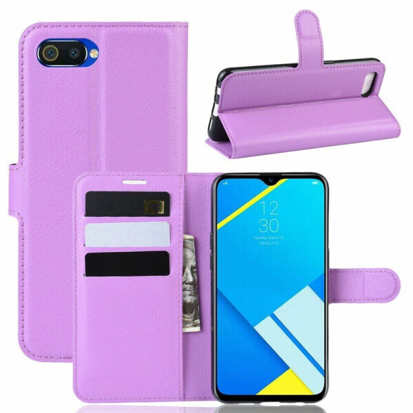 

Чехол-книжка Deexe Book Type для Realme C2 - Purple