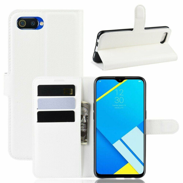 

Чехол-книжка Deexe Book Type для Realme C2 - White