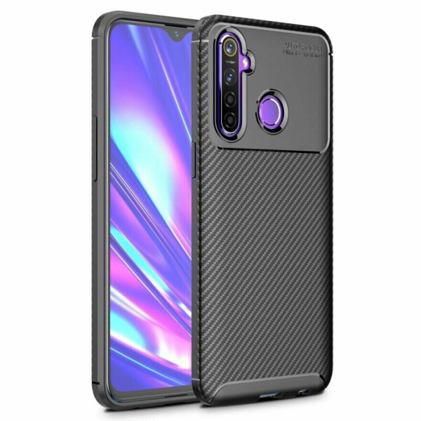 

Защитный чехол Deexe Fusion для Realme 5 Pro / Realme Q - Black