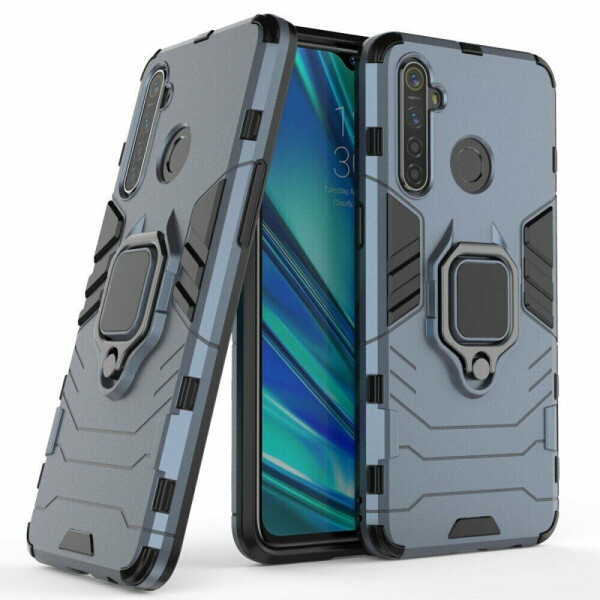 

Защитный чехол Deexe Hybrid Case для Realme 5 Pro / Realme Q - Blue