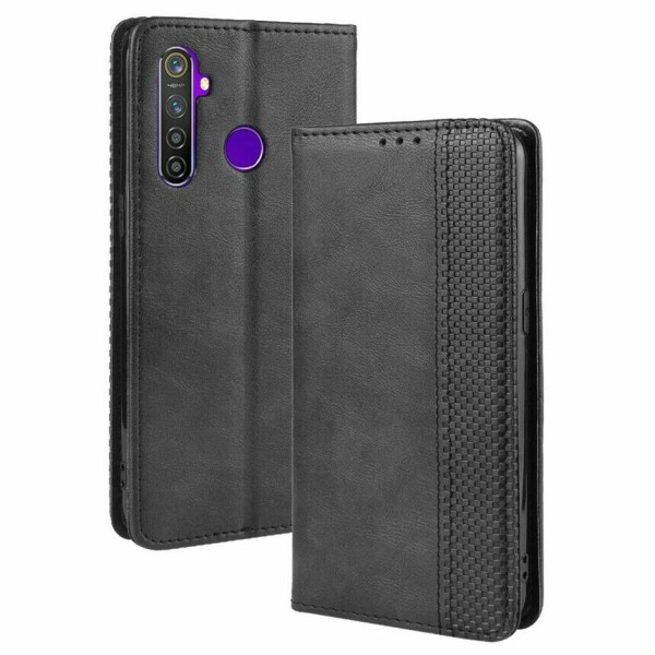 

Чехол Deexe Retro Style для Realme 5 Pro / Realme Q - Black