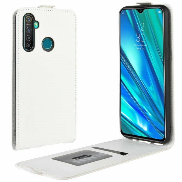 

Чехол Deexe Flip Case для Realme 5 Pro / Realme Q - White