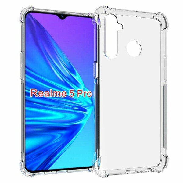 

Защитый чехол UniCase AirBag для Realme 5 Pro / Realme Q - Transparent