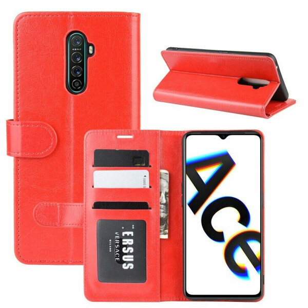 

Чехол-книжка Deexe Wallet Style для Realme X2 Pro - Red