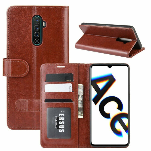 

Чехол-книжка Deexe Wallet Style для Realme X2 Pro - Brown