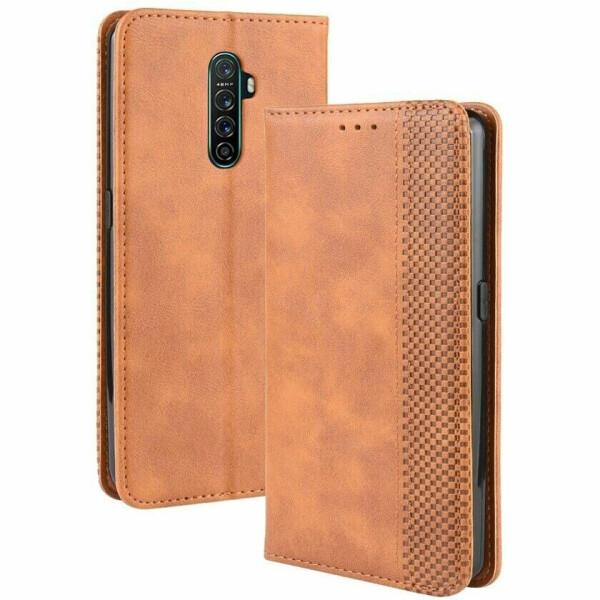 

Чехол Deexe Retro Style для Realme X2 Pro - Brown