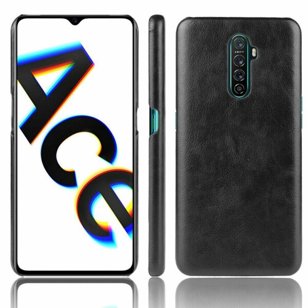 

Защитный чехол Deexe Leather Back Cover для Realme X2 Pro - Black