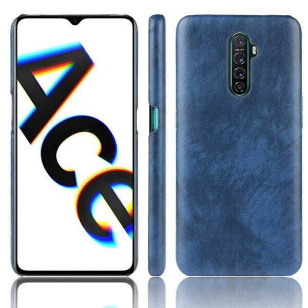 

Защитный чехол Deexe Leather Back Cover для Realme X2 Pro - Blue