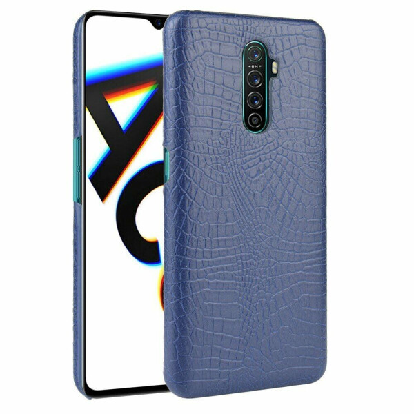 

Защитный чехол Deexe Croco Style для Realme X2 Pro - Dark Blue