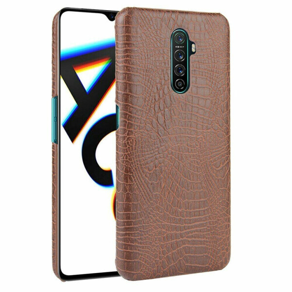 

Защитный чехол Deexe Croco Style для Realme X2 Pro - Brown