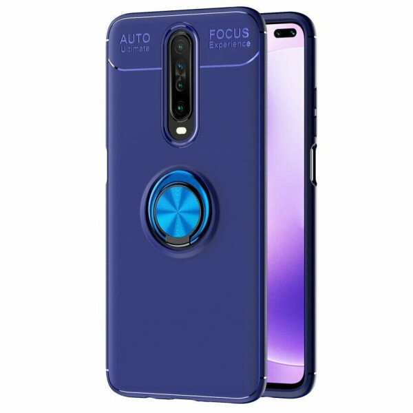 

Защитный чехол UniCase Magnetic Ring для Xiaomi Redmi K30 / Poco X2 - Blue