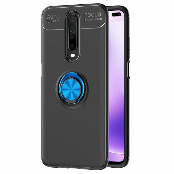 

Защитный чехол UniCase Magnetic Ring для Xiaomi Redmi K30 / Poco X2 - Black / Blue