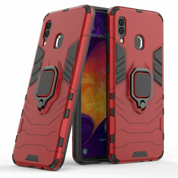 

Защитный чехол Deexe Hybrid Case для Samsung Galaxy A30 (A305) / A20 (A205) - Red