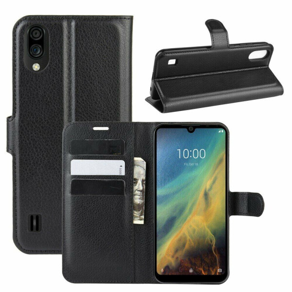 

Чехол-книжка Deexe Book Type для ZTE Blade A5 (2020) - Black