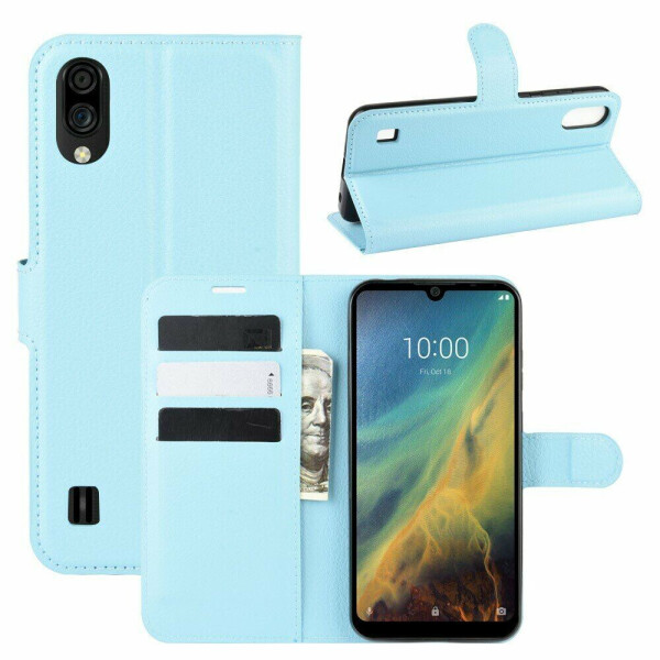

Чехол-книжка Deexe Book Type для ZTE Blade A5 (2020) - Blue