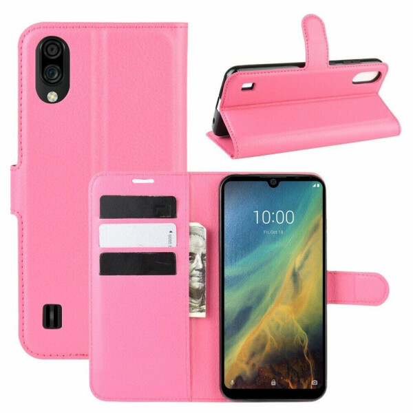 

Чехол-книжка Deexe Book Type для ZTE Blade A5 (2020) - Rose