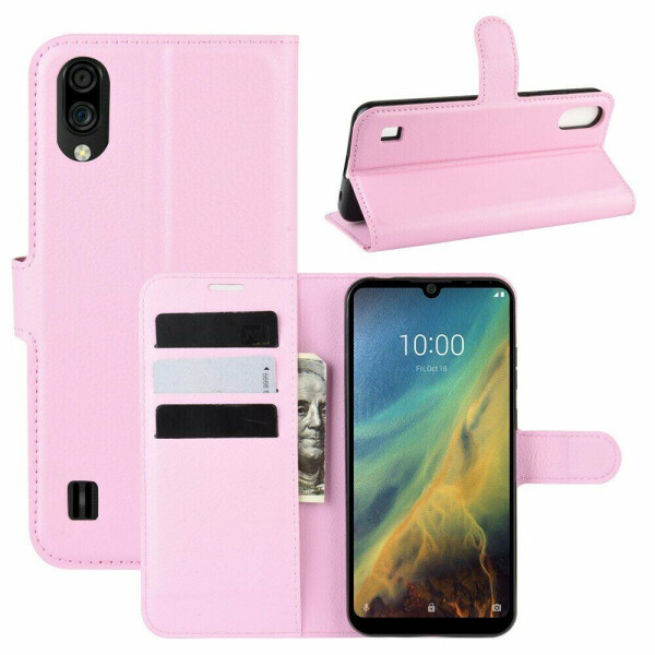 

Чехол-книжка Deexe Book Type для ZTE Blade A5 (2020) - Pink