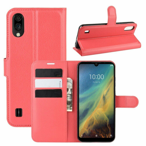 

Чехол-книжка Deexe Book Type для ZTE Blade A5 (2020) - Red