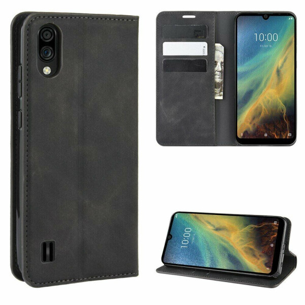 

Чехол Deexe Wallet Case для ZTE Blade A5 (2020) - Black