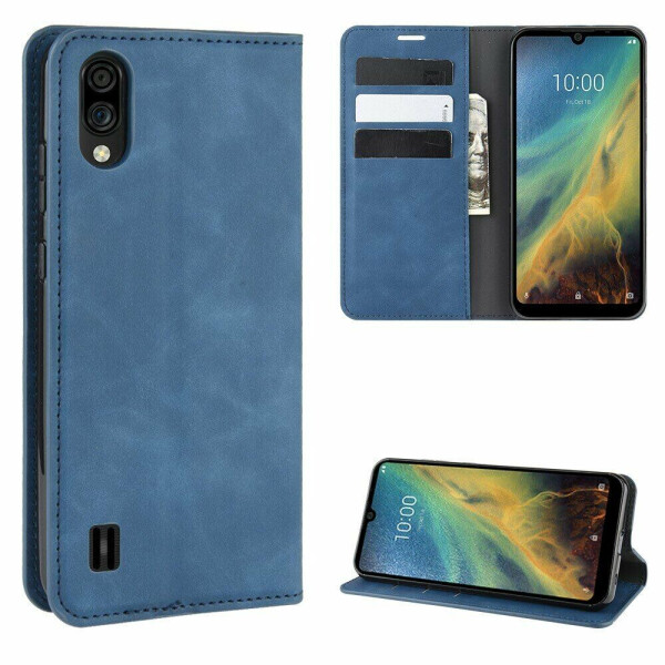 

Чехол Deexe Wallet Case для ZTE Blade A5 (2020) - Blue