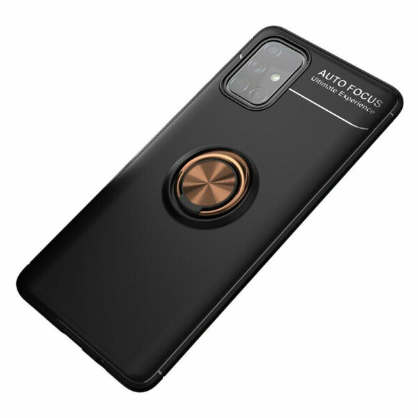

Защитный чехол UniCase Magnetic Ring для Samsung Galaxy A71 (A715) - Black / Rose Gold