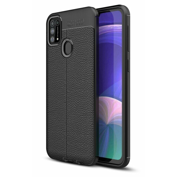 

Защитный чехол Deexe Leather Cover для Samsung Galaxy M31 (M315) - Black