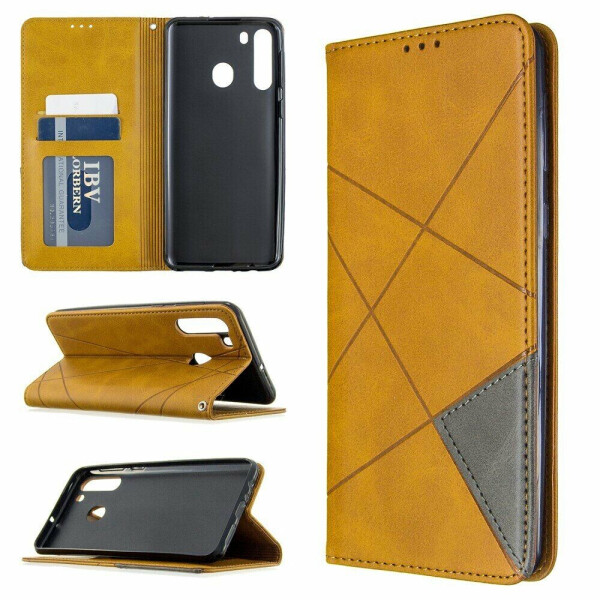 

Чехол UniCase Geometric Pattern для Samsung Galaxy A21 (A215) - Brown