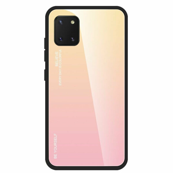 

Защитный чехол Deexe Gradient Color для Samsung Galaxy Note 10 Lite (N770) - Gold / Pink