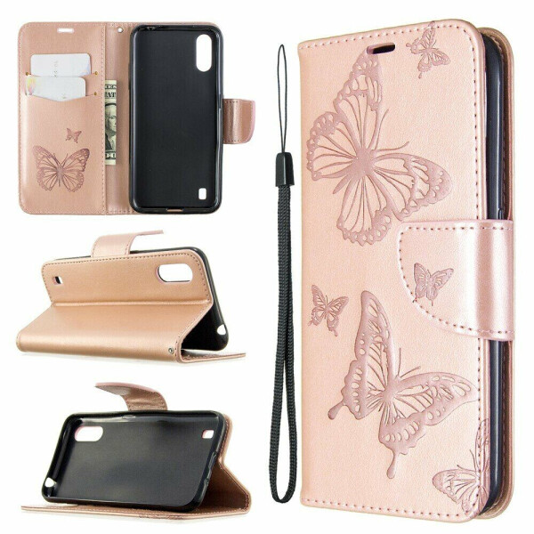 

Чехол UniCase Butterfly Pattern для Samsung Galaxy A01 (A015) - Rose Gold