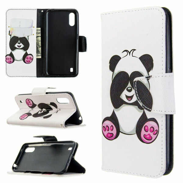 

Чехол-книжка Deexe Color Wallet для Samsung Galaxy A01 (A015) - Baby Panda