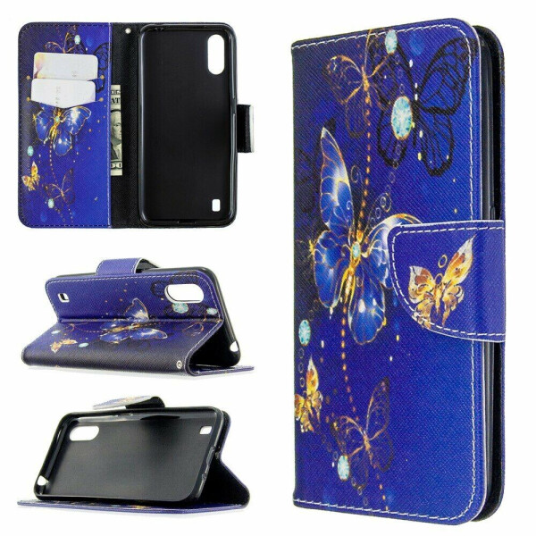 

Чехол-книжка Deexe Color Wallet для Samsung Galaxy A01 (A015) - Beautiful Butterfly