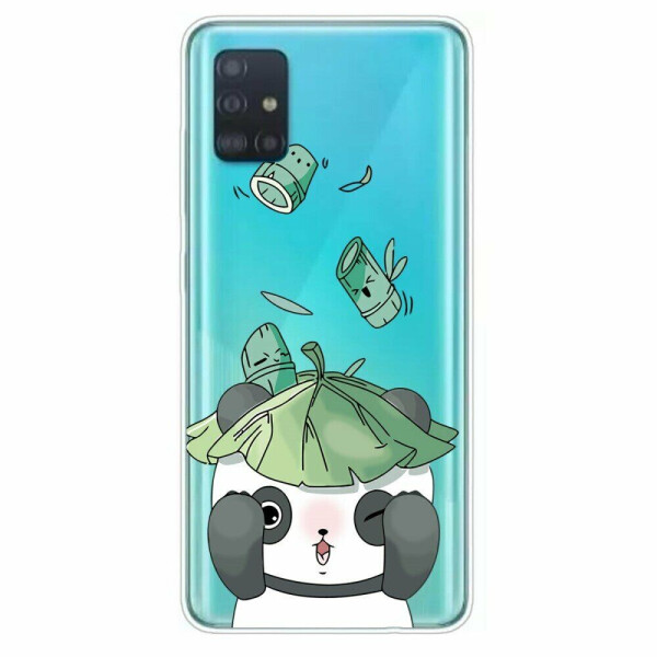 

Силиконовый (TPU) чехол Deexe Pretty Glossy для Samsung Galaxy A51 (А515) - Panda
