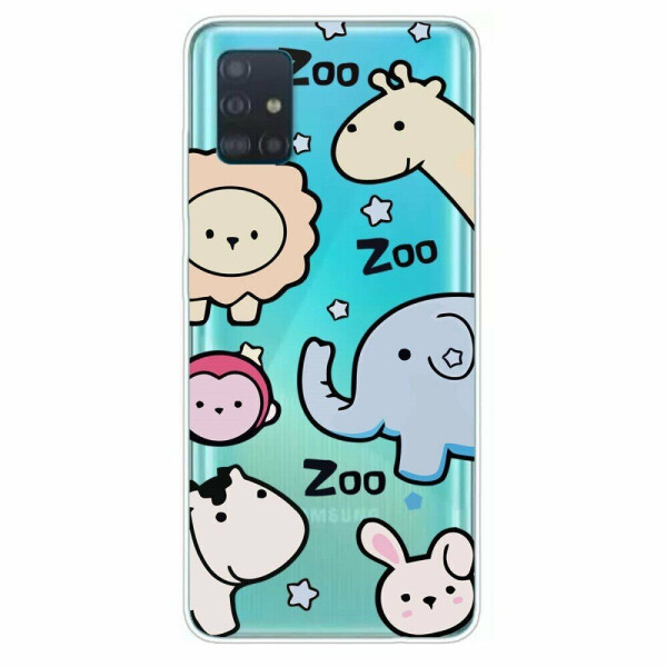 

Силиконовый (TPU) чехол Deexe Pretty Glossy для Samsung Galaxy A51 (А515) - Animals