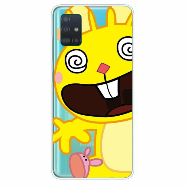 

Силиконовый (TPU) чехол Deexe Pretty Glossy для Samsung Galaxy A51 (А515) - Yellow Rabbit