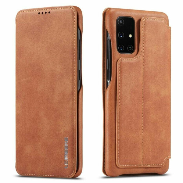 

Чехол LC.IMEEKE Retro Style для Samsung Galaxy A71 (A715) - Brown