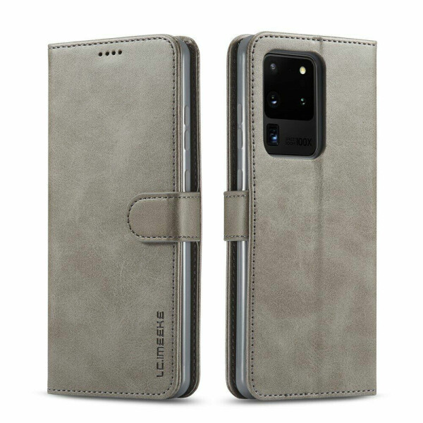 

Чехол LC.IMEEKE Wallet Case для Samsung Galaxy S20 Ultra (G988) - Grey