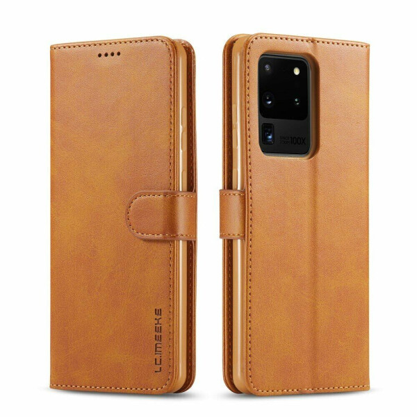 

Чехол LC.IMEEKE Wallet Case для Samsung Galaxy S20 Ultra (G988) - Brown
