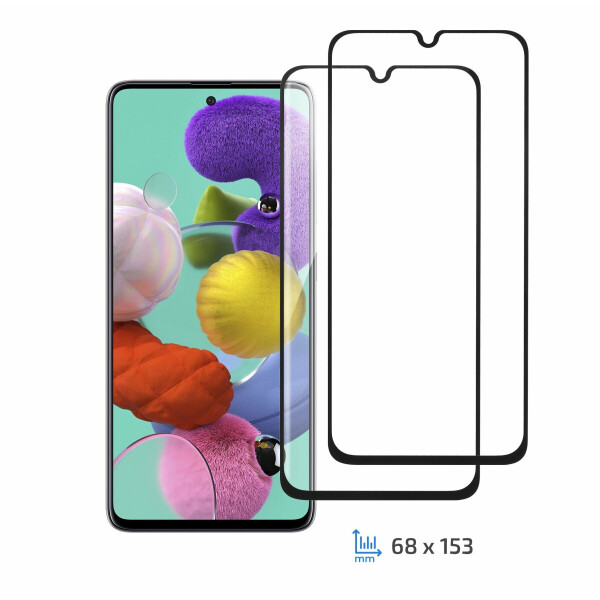 

Комплект защитных стекол (2 в 1) 2E Basic Full Glue для Samsung Galaxy A51 (А515) - Black