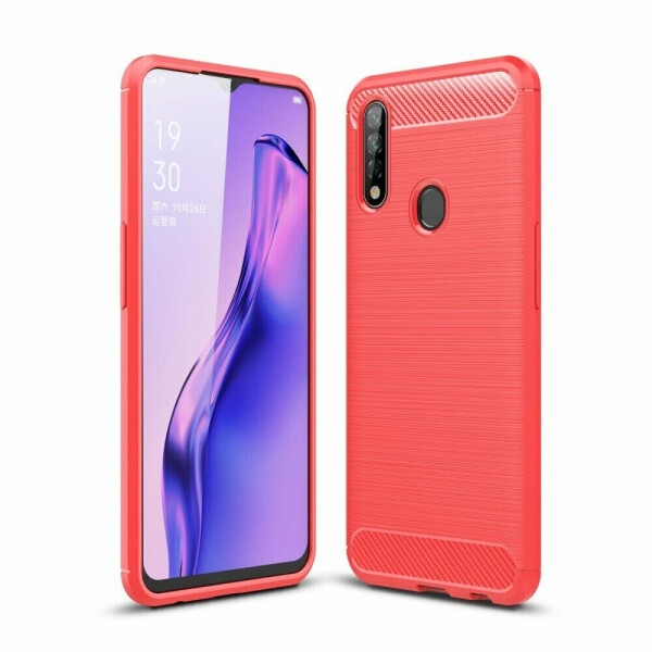 

Защитный чехол UniCase Carbon для OPPO A31 - Red