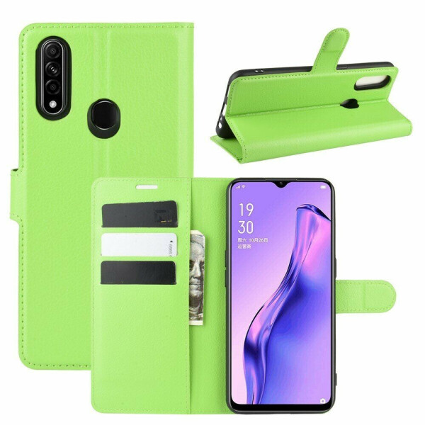 

Чехол-книжка Deexe Book Type для OPPO A31 - Green