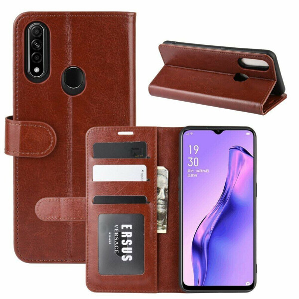 

Чехол-книжка Deexe Wallet Style для OPPO A31 - Brown