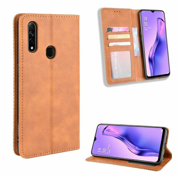 

Чехол Deexe Retro Style для OPPO A31 - Brown