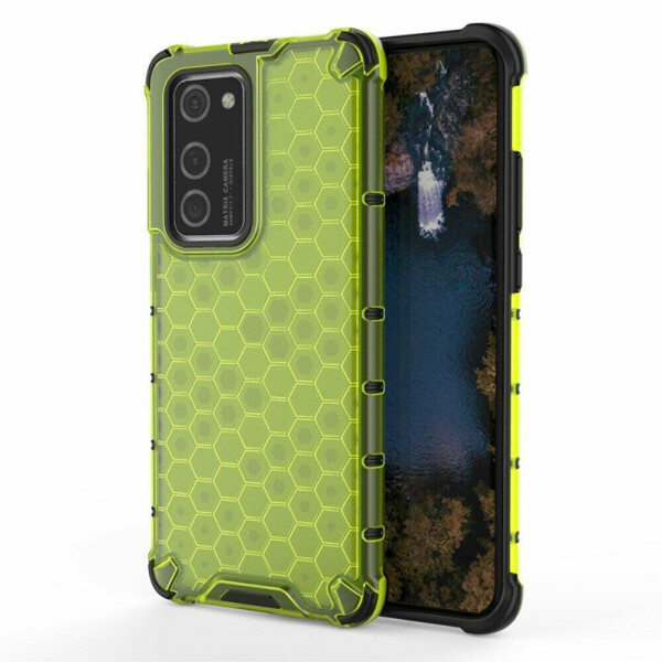 

Защитный чехол Deexe Honeycomb Series для Huawei P40 Pro - Green