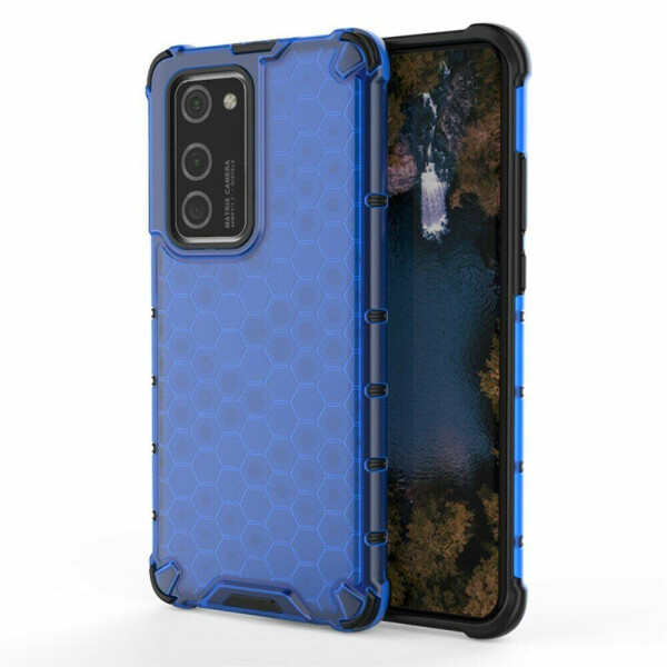 

Защитный чехол Deexe Honeycomb Series для Huawei P40 Pro - Blue