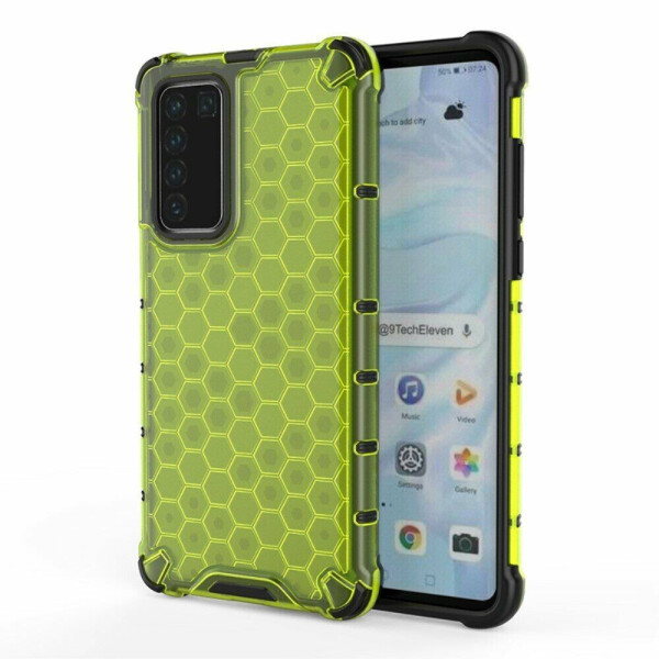 

Защитный чехол Deexe Honeycomb Series для Huawei P40 - Green